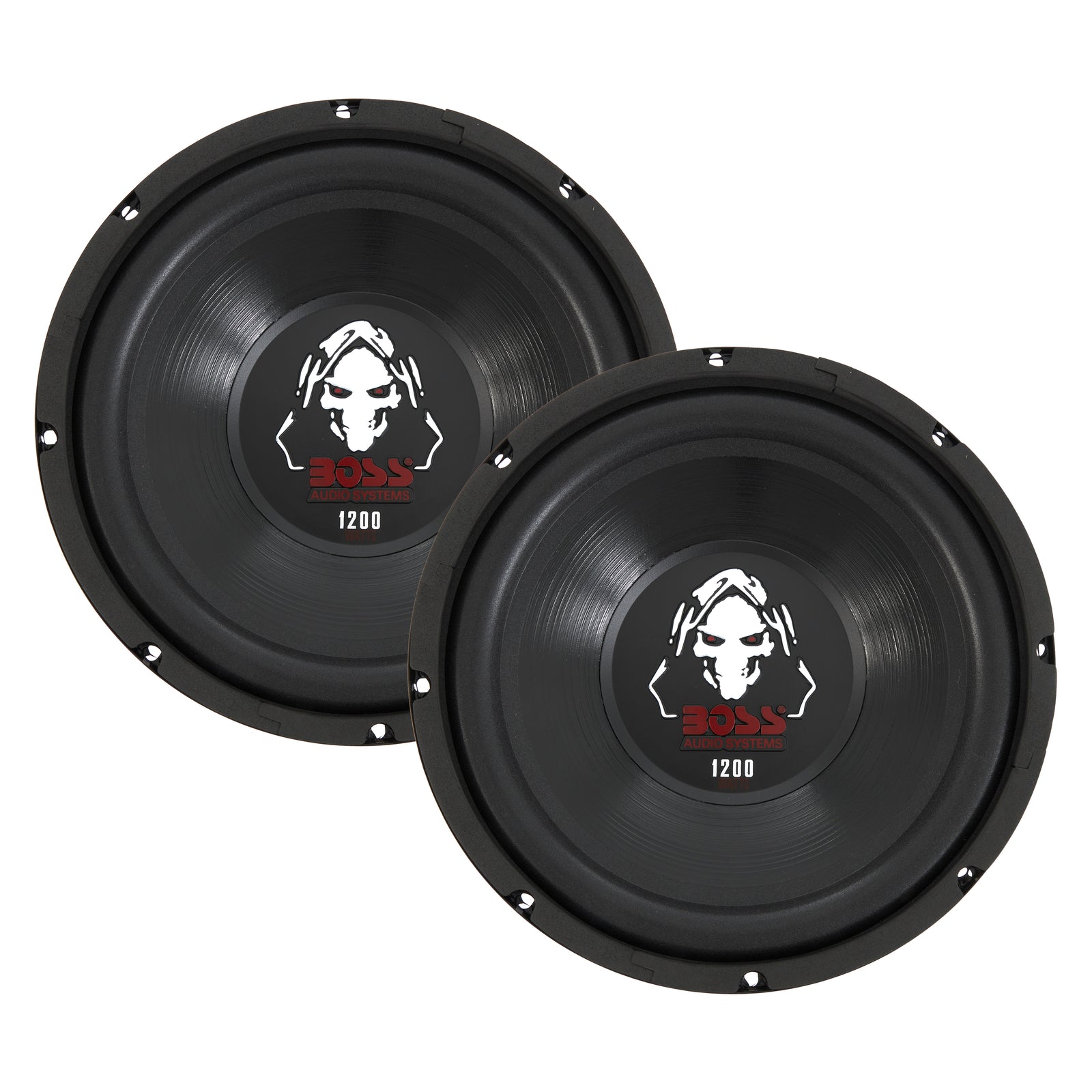 Boss Audio 10-Inch Single Voice Coil 1200 Watt Max Subwoofer (2 Pack) | P10SVS - VMInnovations