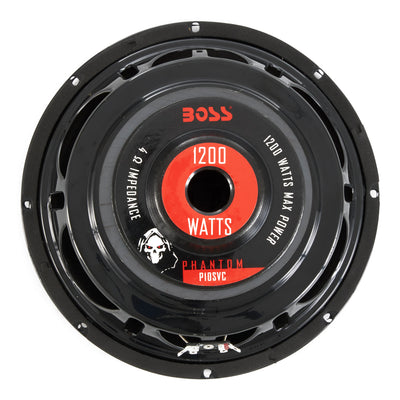 Boss Audio 10-Inch Single Voice Coil 1200 Watt Max Subwoofer (4 Pack) | P10SVS