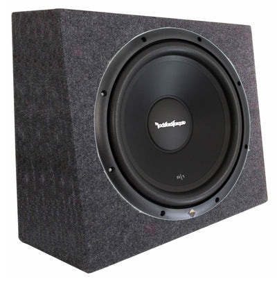 Rockford Fosgate R1S4-10 10" 300W Subwoofer + Sealed Box + Mono Amp + Wiring Kit