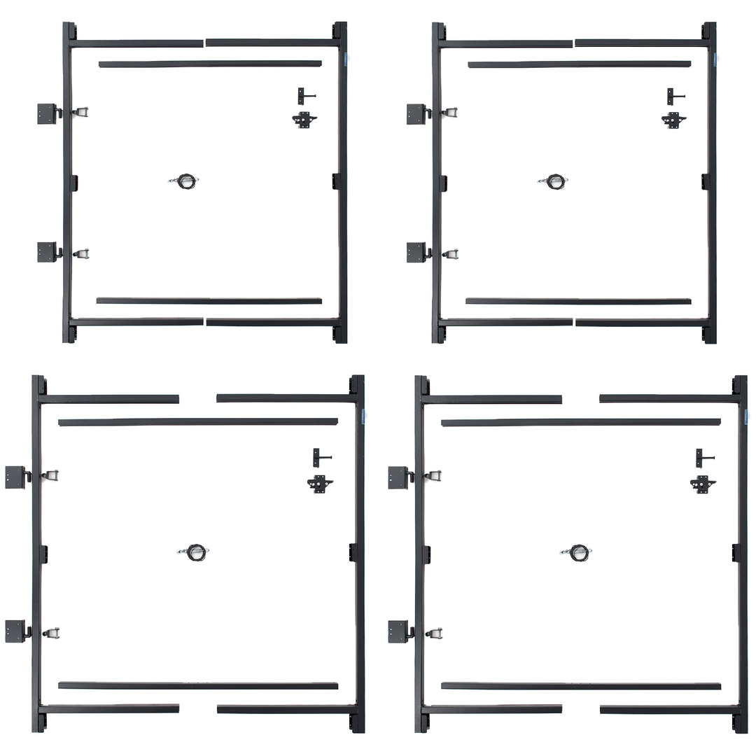 Adjust-A-Gate Gate Building Kit, 60"-96"(2 Pack) w/ Gate Building Kit, 36"-60"