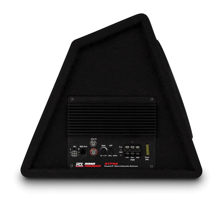 MTX AUDIO RTP8A 8" 120W Car Loaded Subwoofer Enclosure Amplified Box Vented