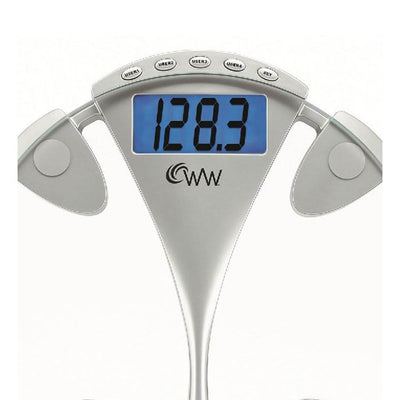 Weight Watchers 12.5-Inch Round Glass Weight Tracking Scale for 4 Users (Used)