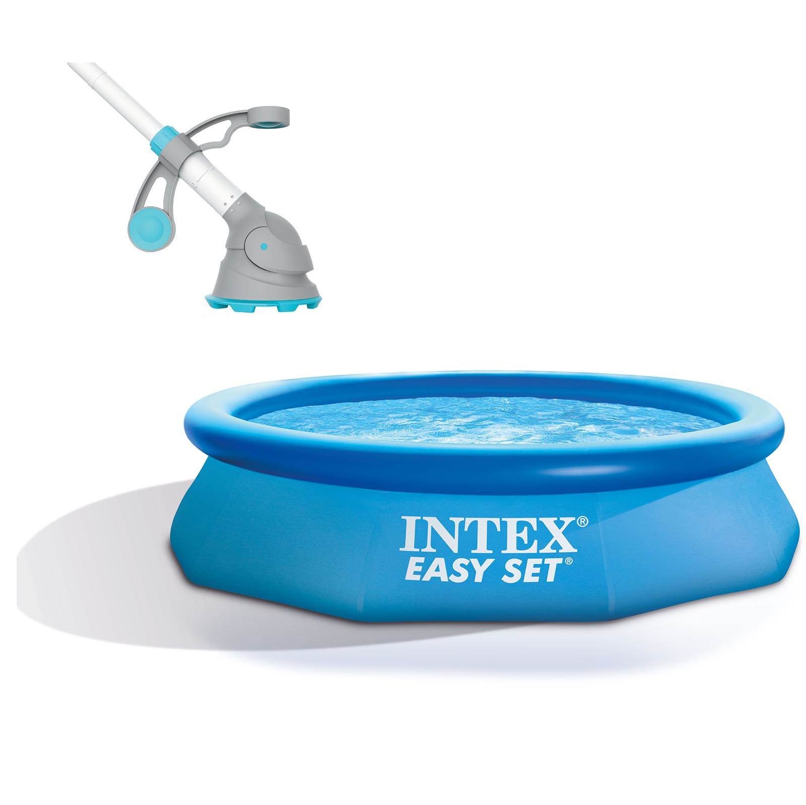 Intex 10' x 30" Easy Set Above Ground Pool + Kokido Krill Automatic Vacuum - VMInnovations