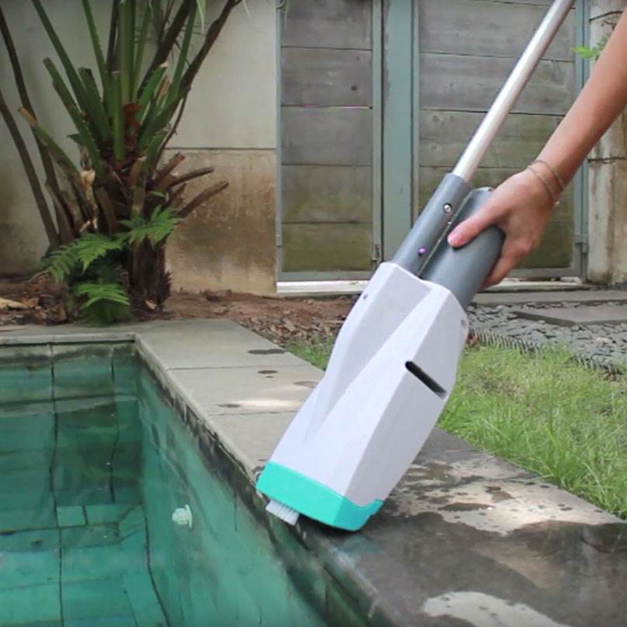 Intex 12' x 30" Easy Set Pool with Filter Pump & Kokido Telsa Handheld Vacuum