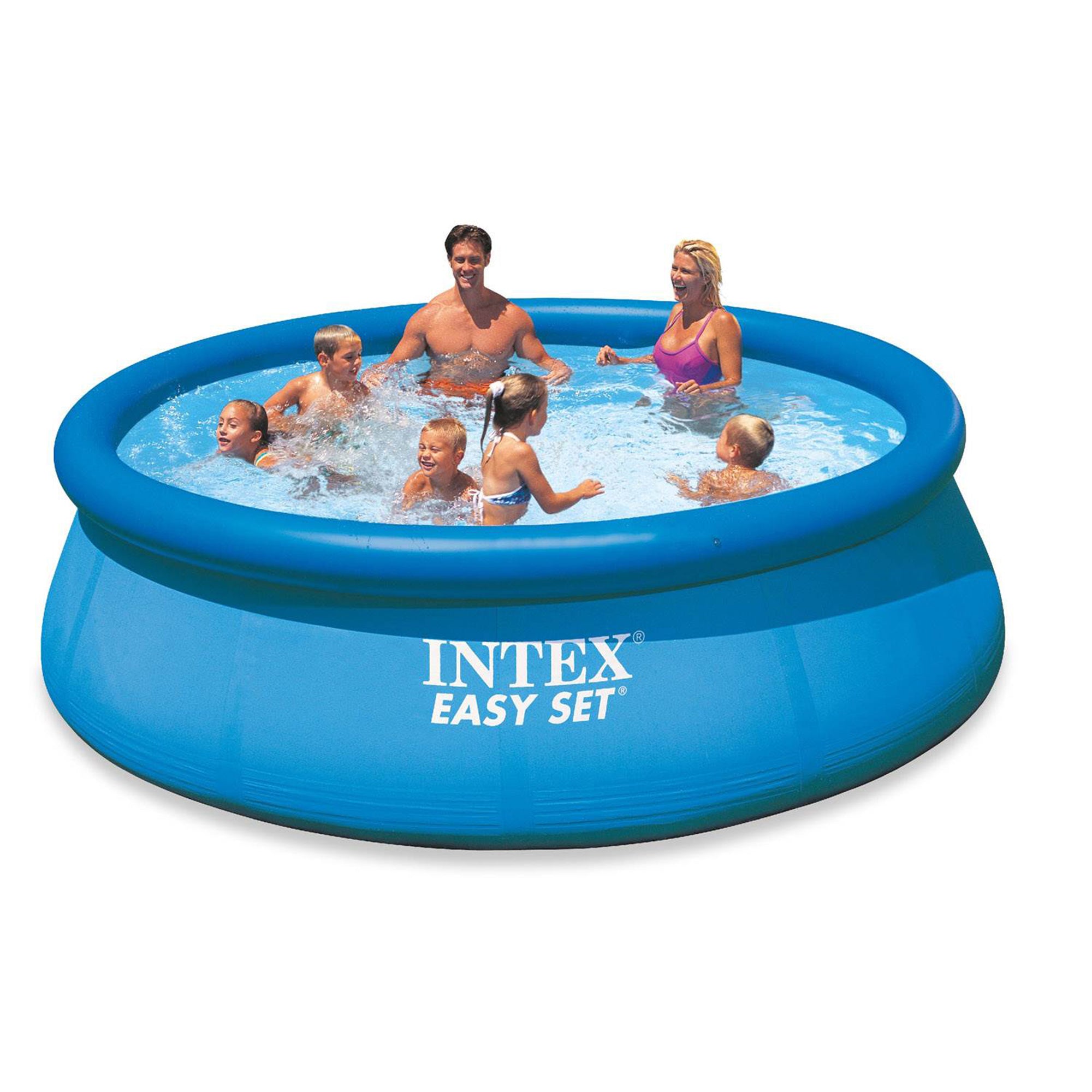 Intex 12' x 30" Easy Set Pool with Filter Pump & Kokido Telsa Handheld Vacuum