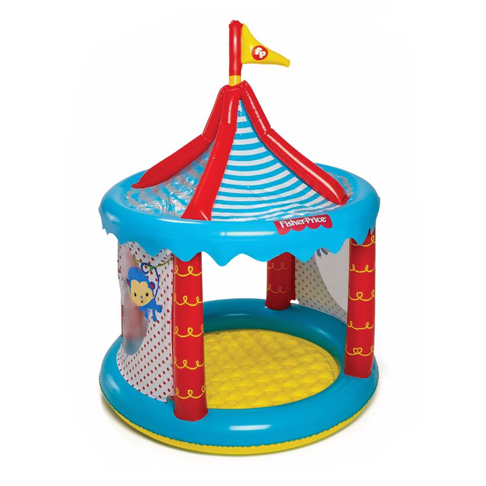 Fisher Price Circuis Ball Pit With Climb-Thru Doors + 25 Play Balls (Open Box)