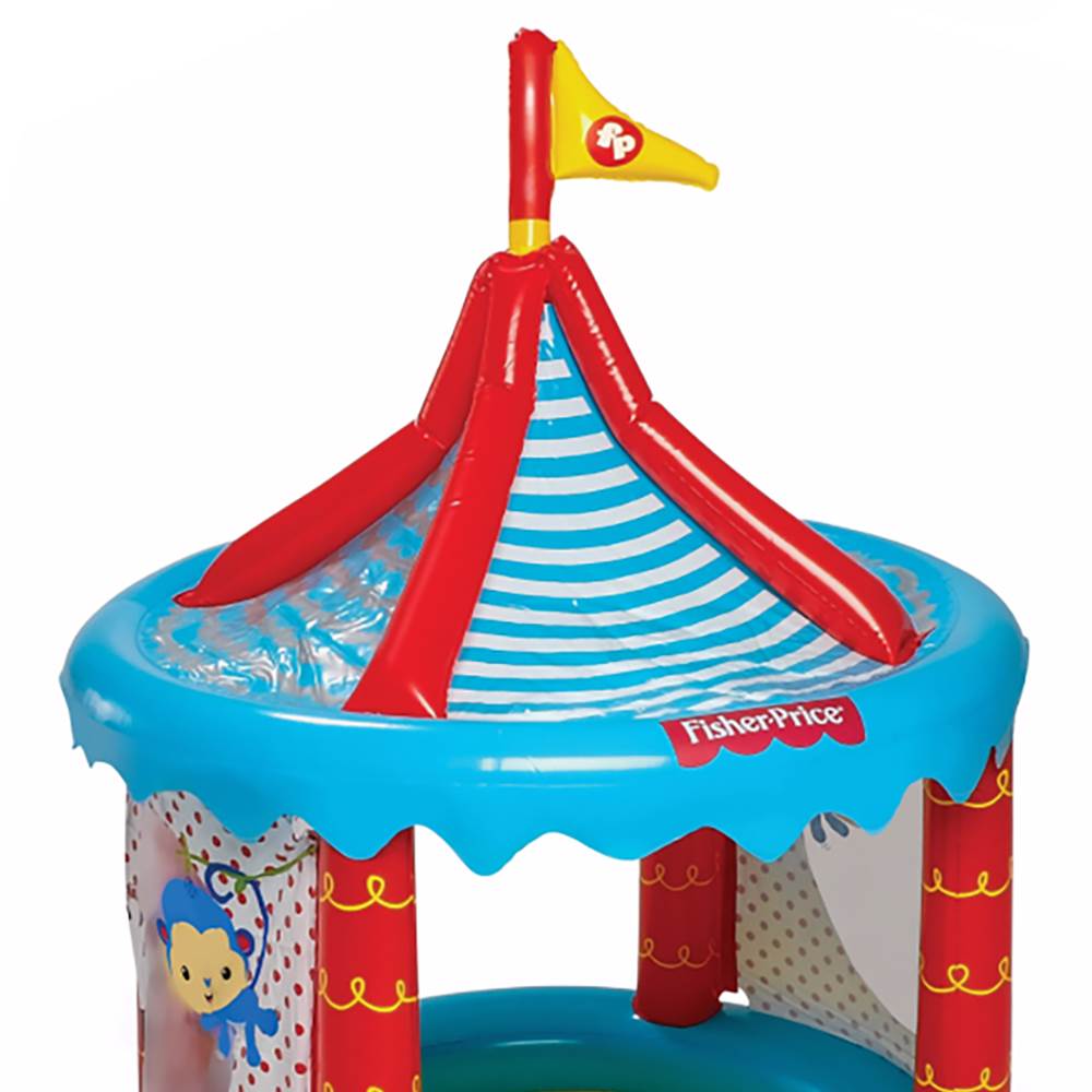 Fisher Price Circuis Ball Pit With Climb-Thru Doors + 25 Play Balls (Open Box)