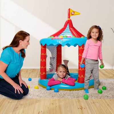 Fisher Price Circuis Ball Pit With Climb-Thru Doors + 25 Play Balls (Open Box)