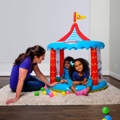 Fisher Price Circuis Ball Pit With Climb-Thru Doors + 25 Play Balls (Open Box)