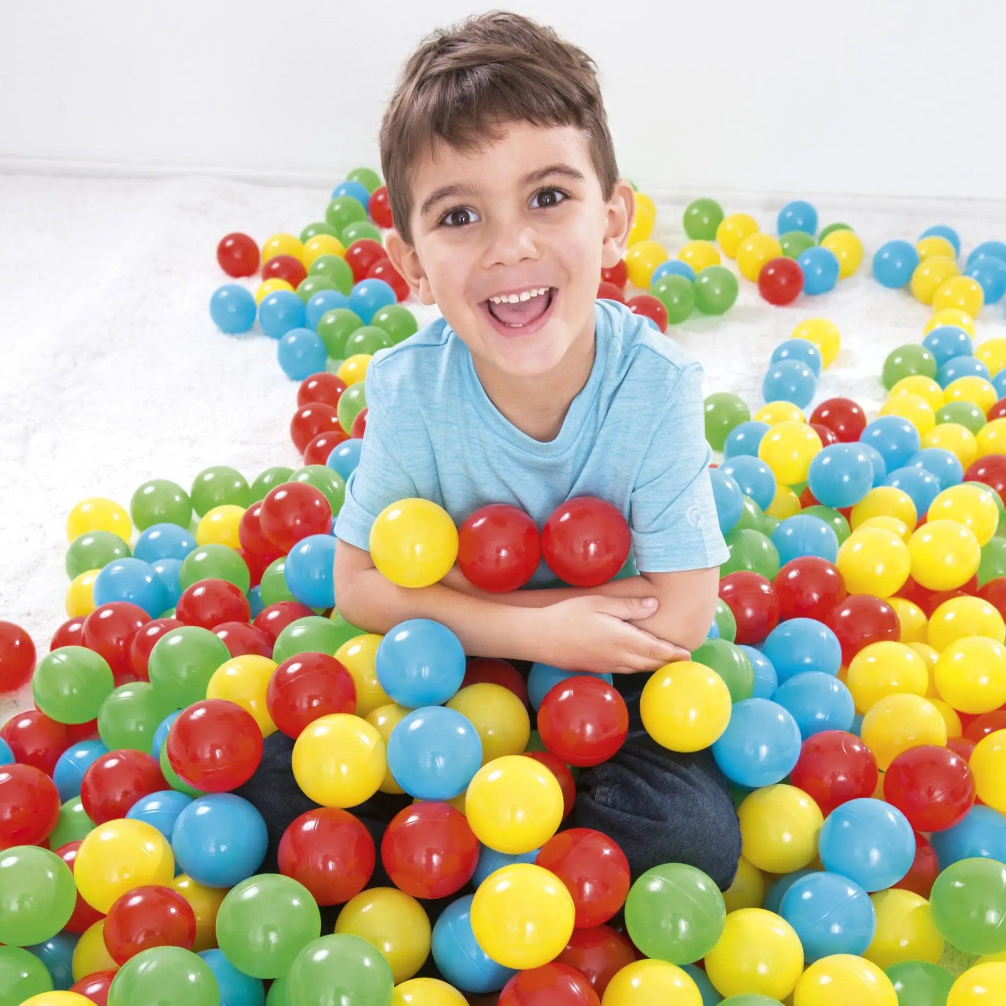 Bestway Fisher Price Small Plastic Multi-Colored Play Balls, 100 Count (Used)