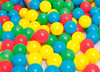 Bestway Fisher Price Small Plastic Multi-Colored Play Balls 200 Count (Open Box)