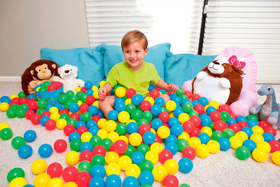 Bestway Fisher Price Small Plastic Multi-Colored Play Balls 200 Count (Open Box)