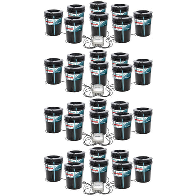 Active Aqua Root Spa 5-Gallon 8-Bucket Deep Water Culture System (4 Pack)
