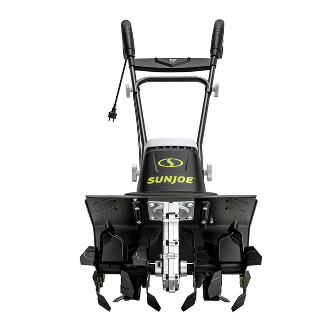 Sun Joe Electric Garden Tiller Cultivator, Steel, 12 Amp, 16", Black (For Parts)