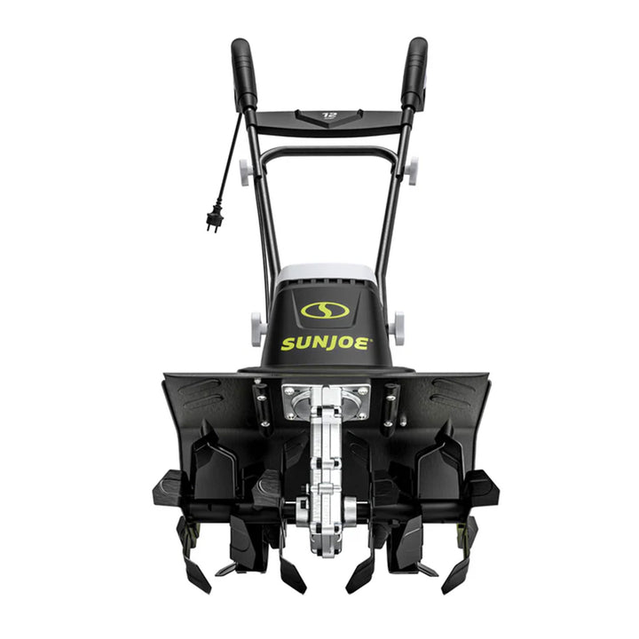 Sun Joe Electric Garden Tiller Cultivator, Steel, 12 Amp, 16", Black (For Parts)