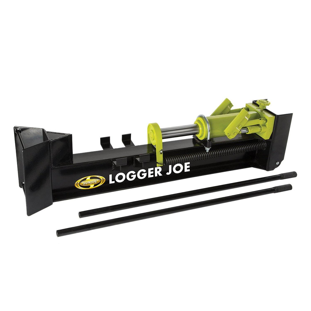 Sun Joe Hydraulic Steel Beam Log Splitter, 10 Ton Capacity, Green (Used)