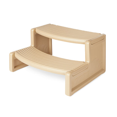 Confer Plastics Resin Multi Purpose Hot Tub Handi-Step RV Steps, Tan (Open Box)