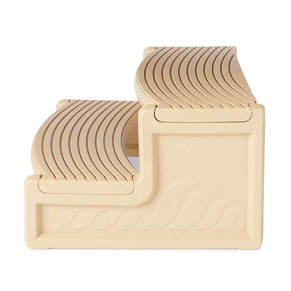 Confer Plastics Resin Multi Purpose Hot Tub Handi-Step RV Steps, Tan (Open Box)