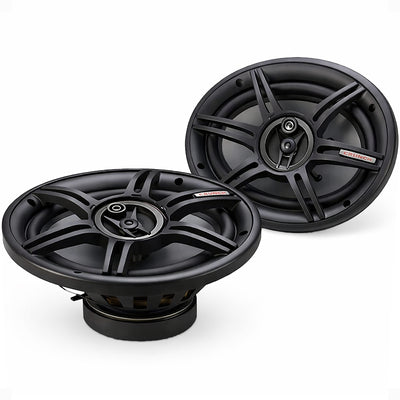 Crunch 400 Watts 6 x 9 Inches 3-Way 4-Ohm Coaxial CS Speakers, Black (Used)