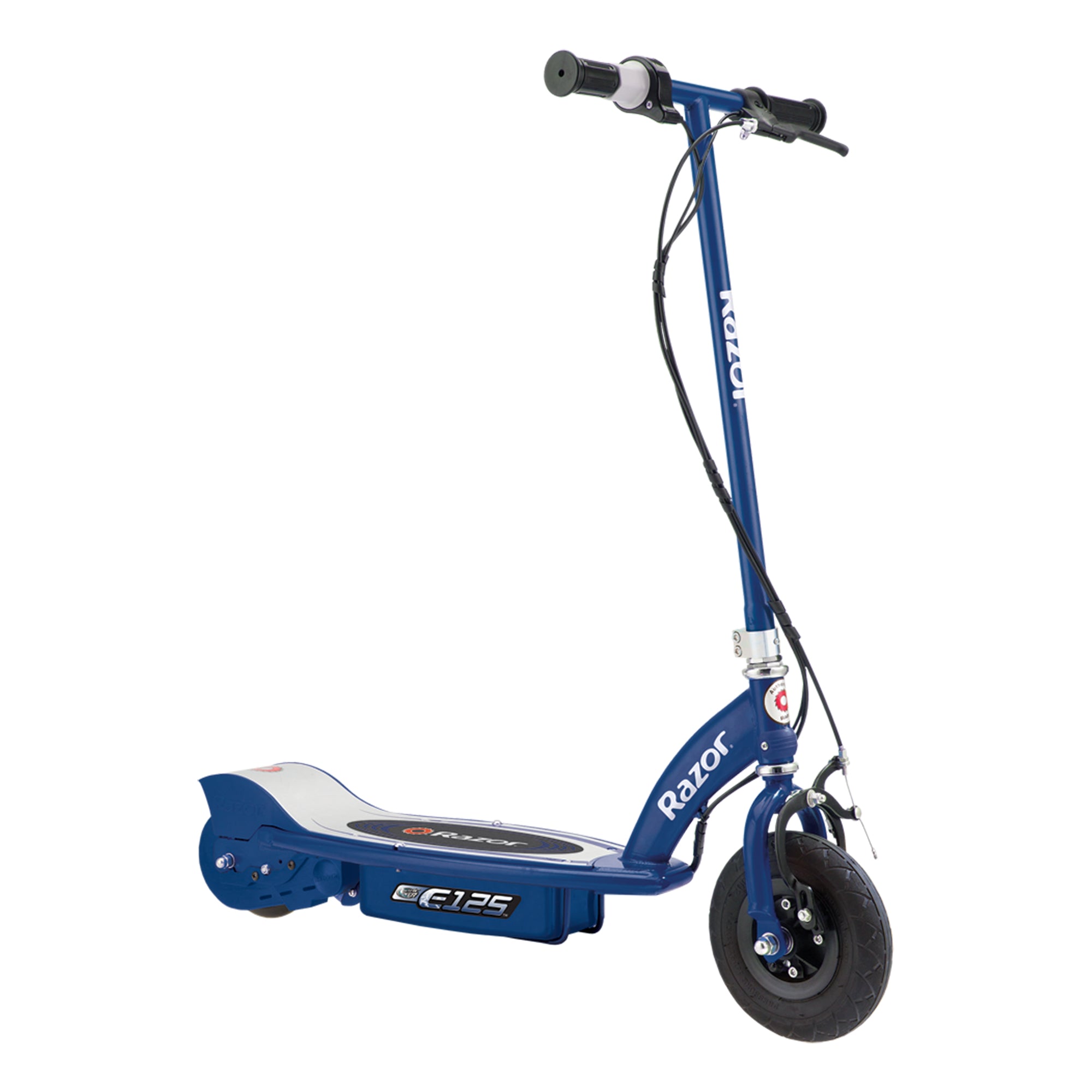 Razor E125 Motorized 24-Volt Rechargeable Electric Scooter, Blue (Used) - VMInnovations