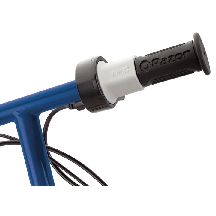 Razor E125 Motorized 24-Volt Rechargeable Electric Scooter, Navy (Open Box) - VMInnovations