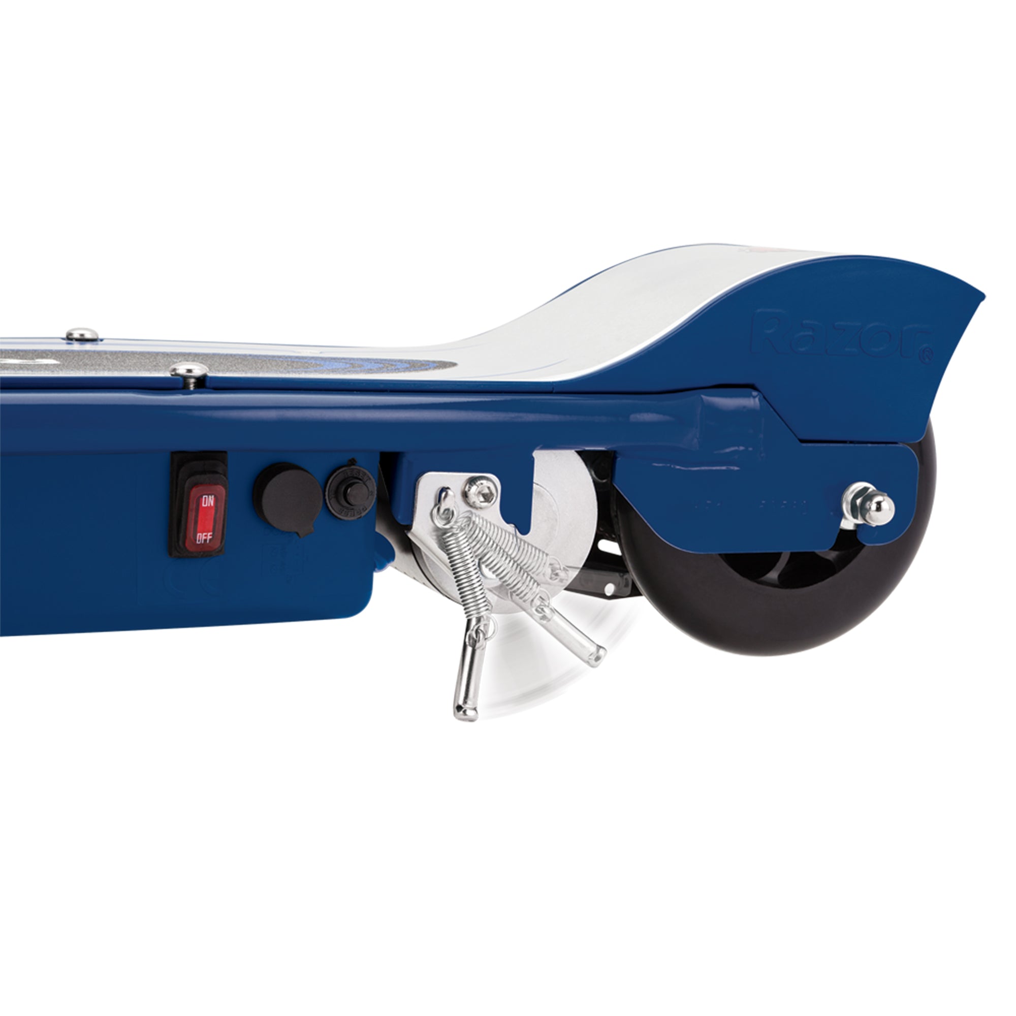 Razor E125 Motorized 24-Volt Rechargeable Electric Scooter, Blue (Used) - VMInnovations