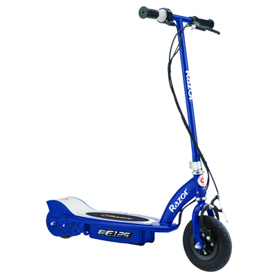 Razor E125 Motorized 24-Volt Rechargeable Electric Scooter, Navy (Used) (2 Pack)