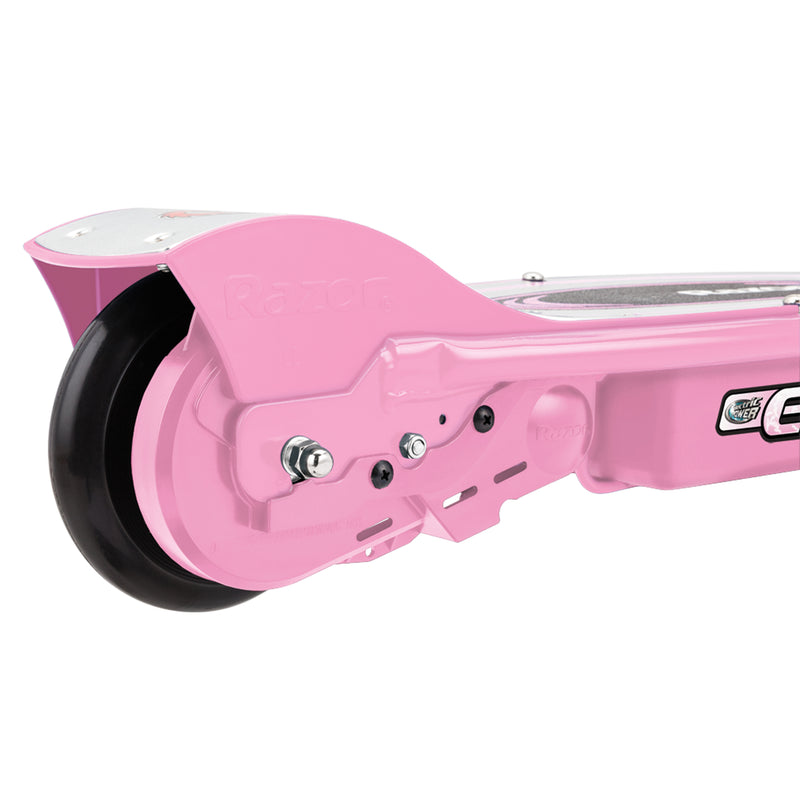 Razor E125 Kid Ride On 24V Motorized Electric Powered Scooters, Black & Pink