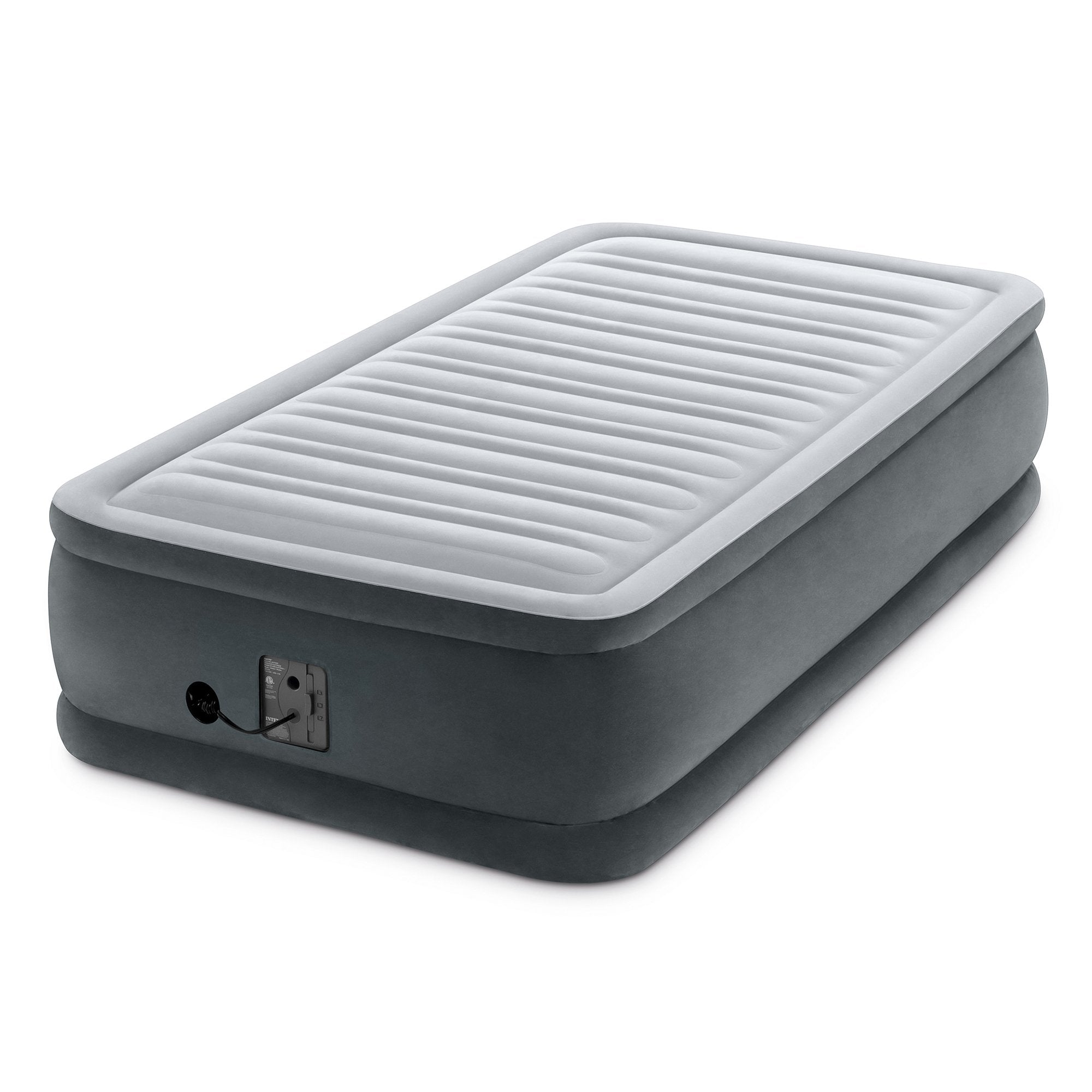 Intex Dura Beam Plus Series Elevated Airbed w/ Built in Pump, Twin (2 Pack)