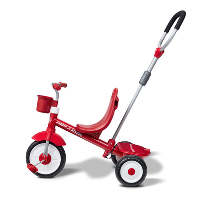 Radio Flyer EZ Fold 4-in-1 Stroll 'N Trike Toddler Stroller Tricycle, Red (Used) - VMInnovations