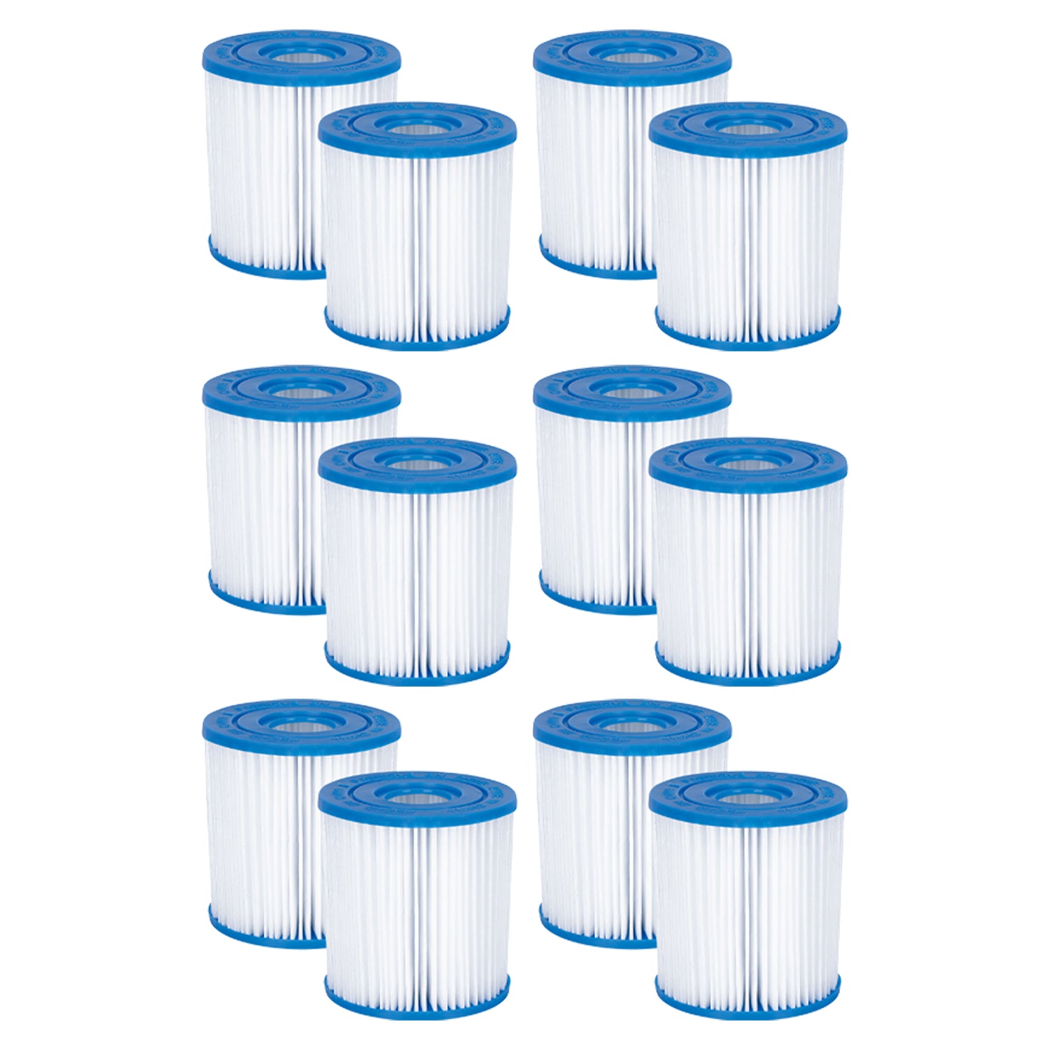 Summer Waves P57100402 Replacement Type I Pool & Spa Filter Cartridge (12 Pack)