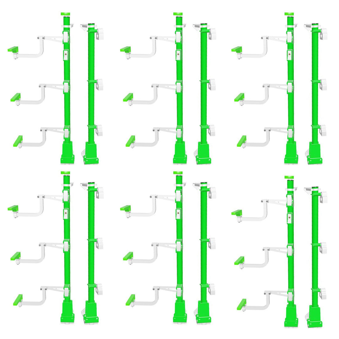 Green Touch Industries Xtreme Pro Series 3 Position Line Trimmer Rack (6 Pack)