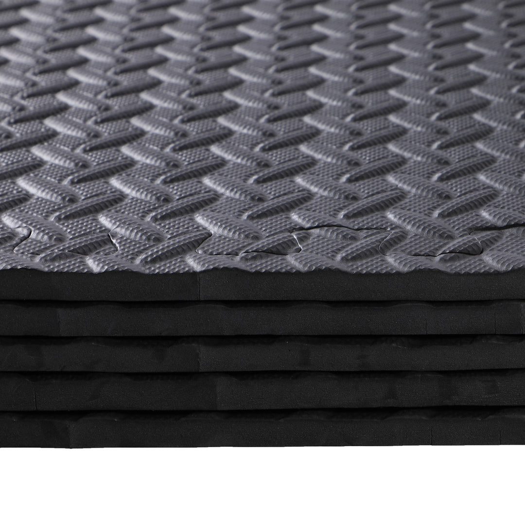 HolaHatha EVA Foam Puzzle Exercise Gym Equipment Floor Mat Interlocking Tiles - VMInnovations