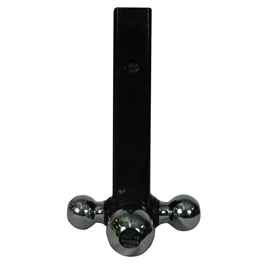 Reese Towpower 7031400 Tri-Ball Trailer Hitch Ball Mount w/ Heavy Duty Tow Hook - VMInnovations