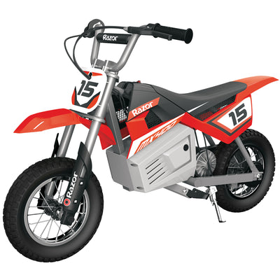 MX400 Dirt Rocket 24V Electric Toy Motocross Motorcycle Dirt Bike, Red (Used)