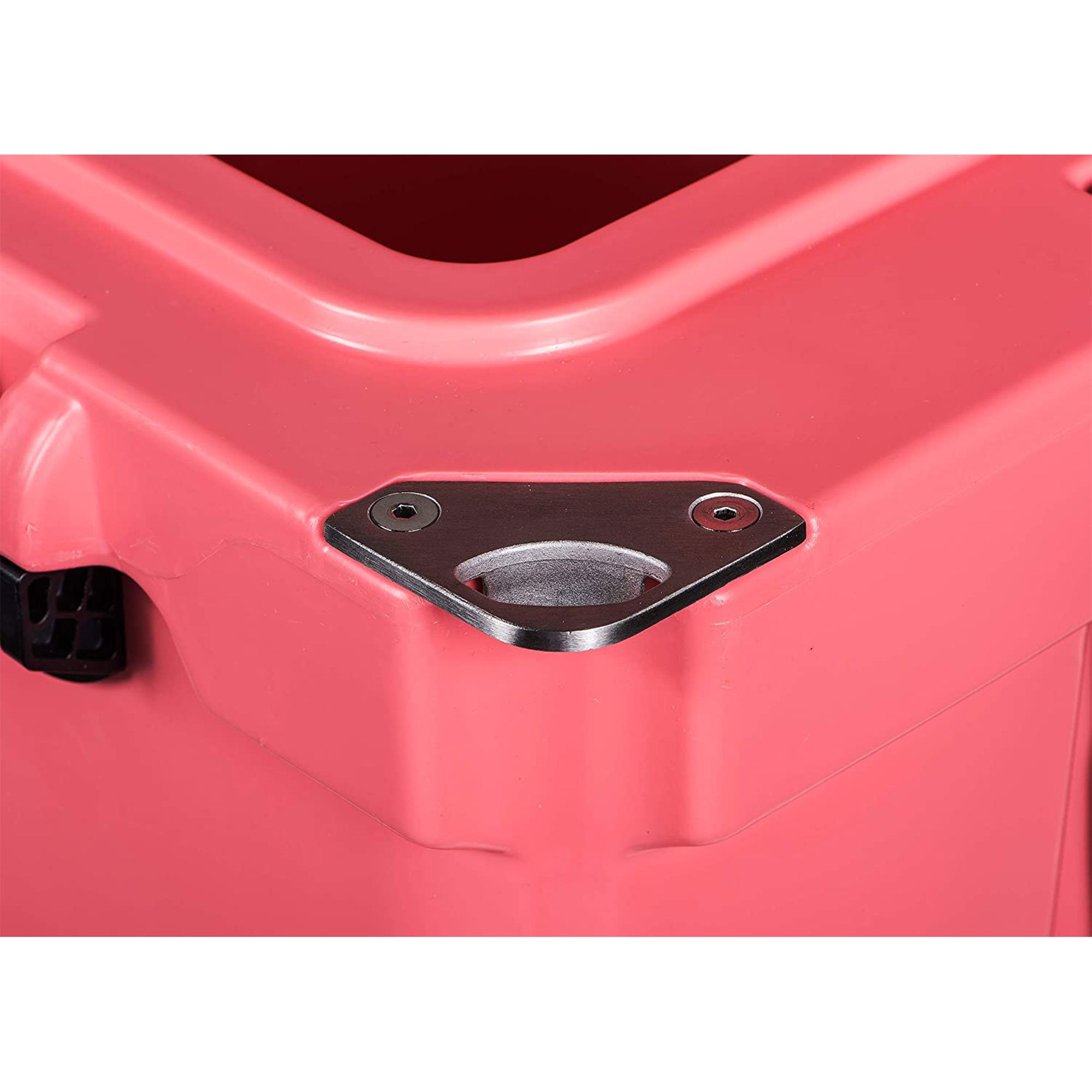 Driftsun Portable 110 Quart Insulated Hard Ice Chest Cooler, Coral (Open Box)