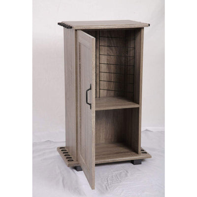 American Furniture Classics Fishing Storage Rod Holder with Cabinet (Open Box)