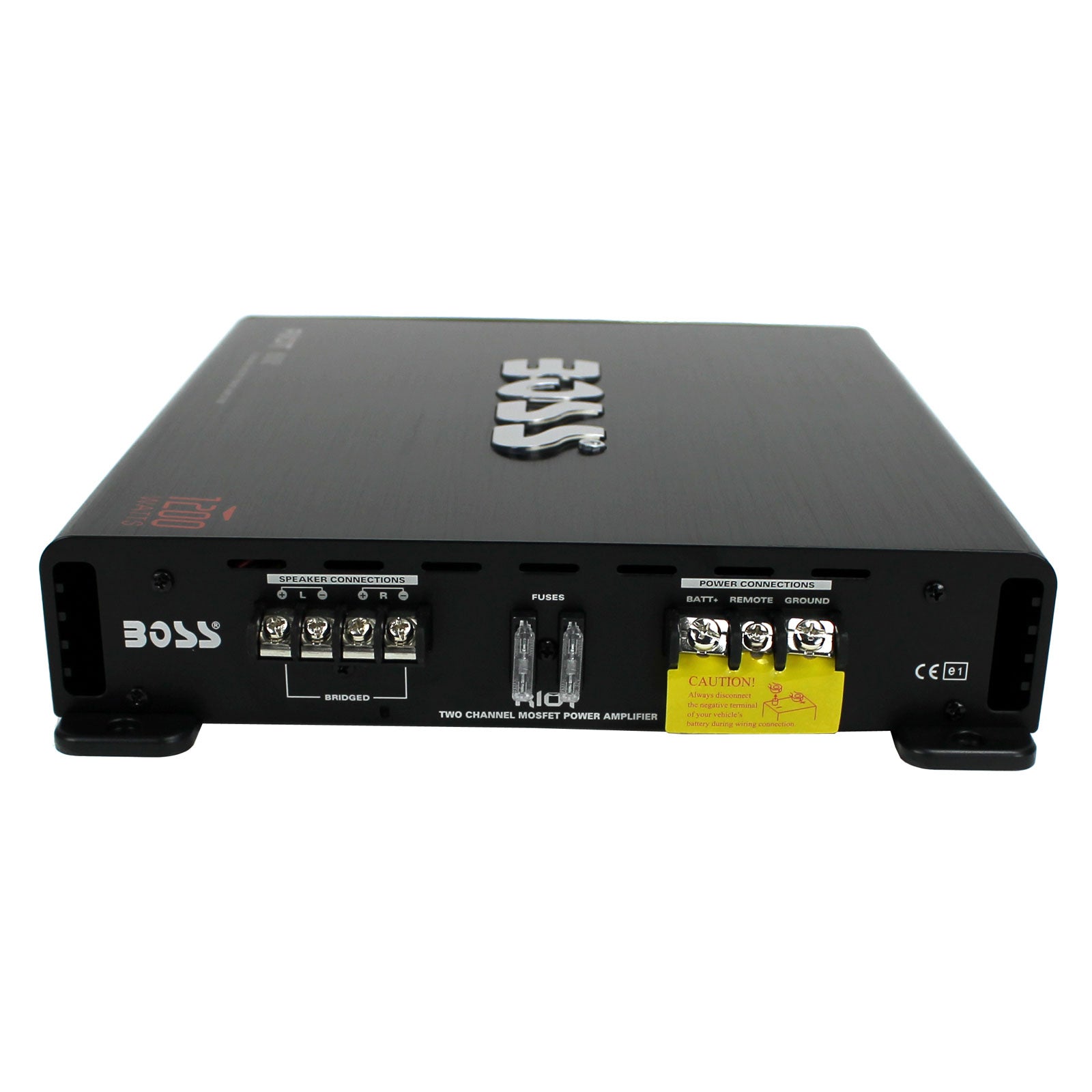 BOSS Audio R6002 1200W 2-Channel MOSFET Car Audio Amplifier Amp+Remote (4 Pack)