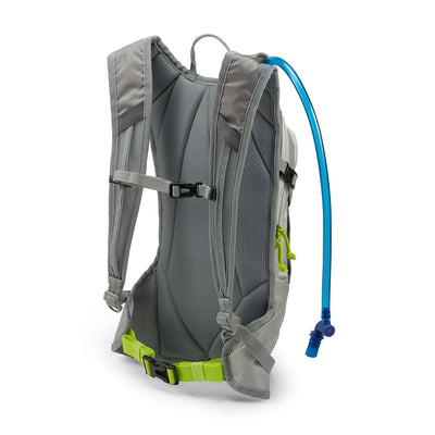 High Sierra Hydrahike 2.0 8L Hydration Water Backpack for Hiking, Gray & Green