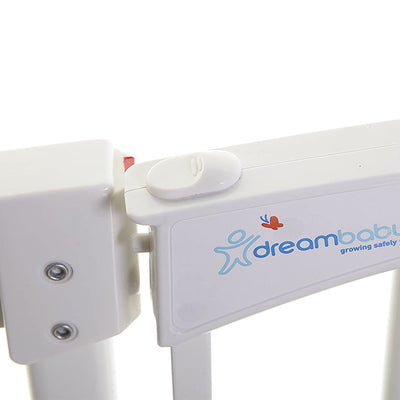Dreambaby F160W Chelsea 28 to 32 Inch Auto-Close Baby Pet Safety Gate, White - VMInnovations