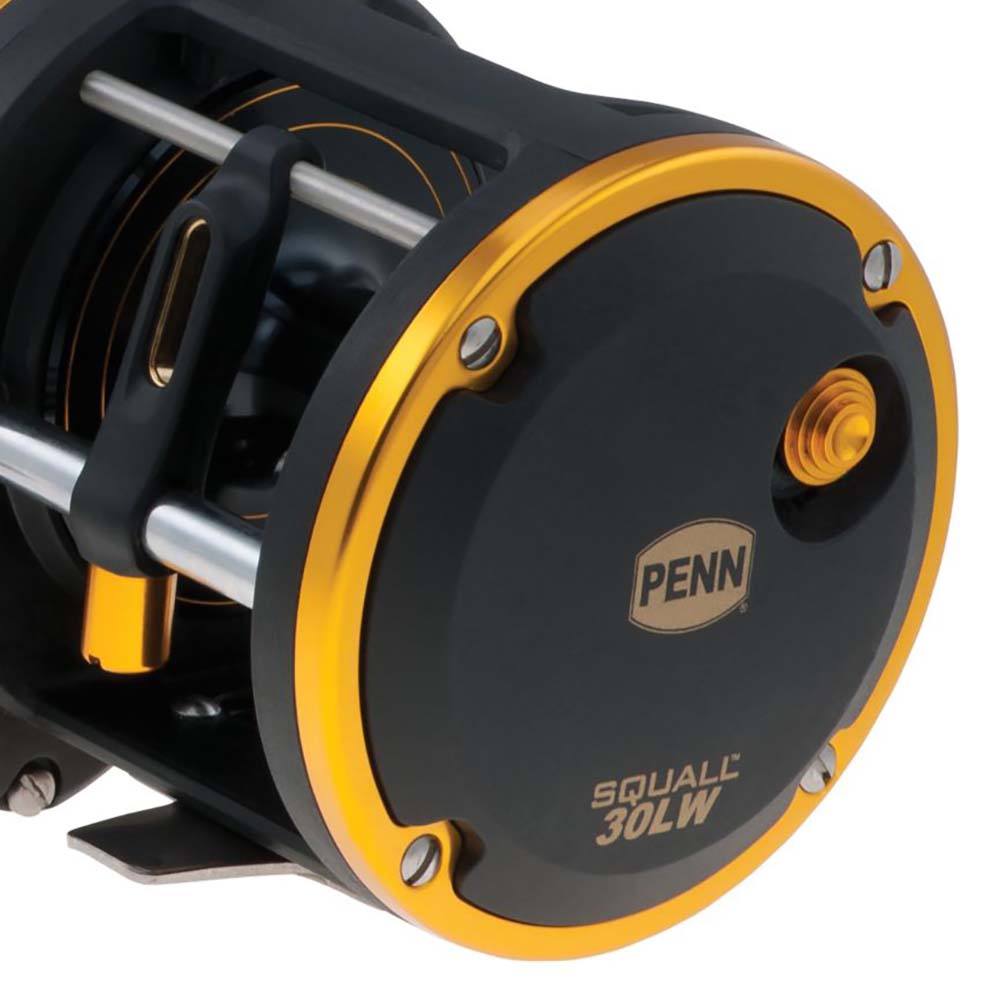 Penn Squall Levelwind Saltwater Trolling Fishing Reel & Rod Combo (Open Box)