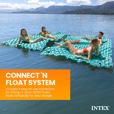 Intex Giant 9.5' Inflatable Floating Swimming Pool Lake Mat Platform Pad (Used) - VMInnovations