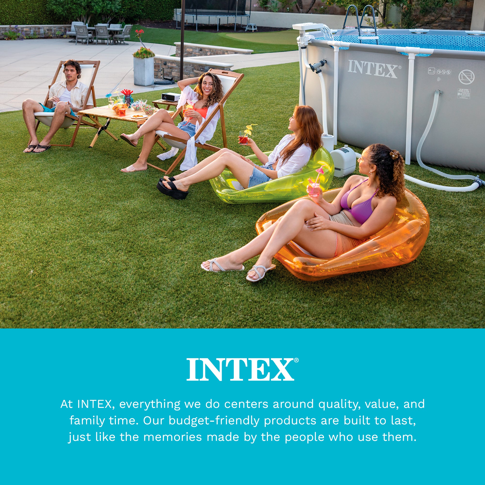 Intex 1.25 Inch Diameter Accessory Pool Pump Replacement Hose 59 Inch Long