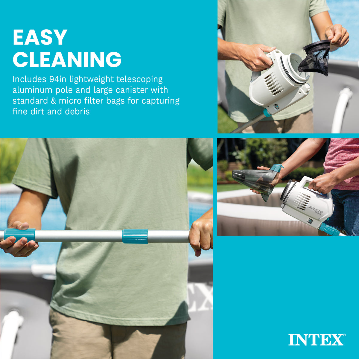 Intex Pool & Spa Vacuum ZR100 for PureSpas (Open Box)
