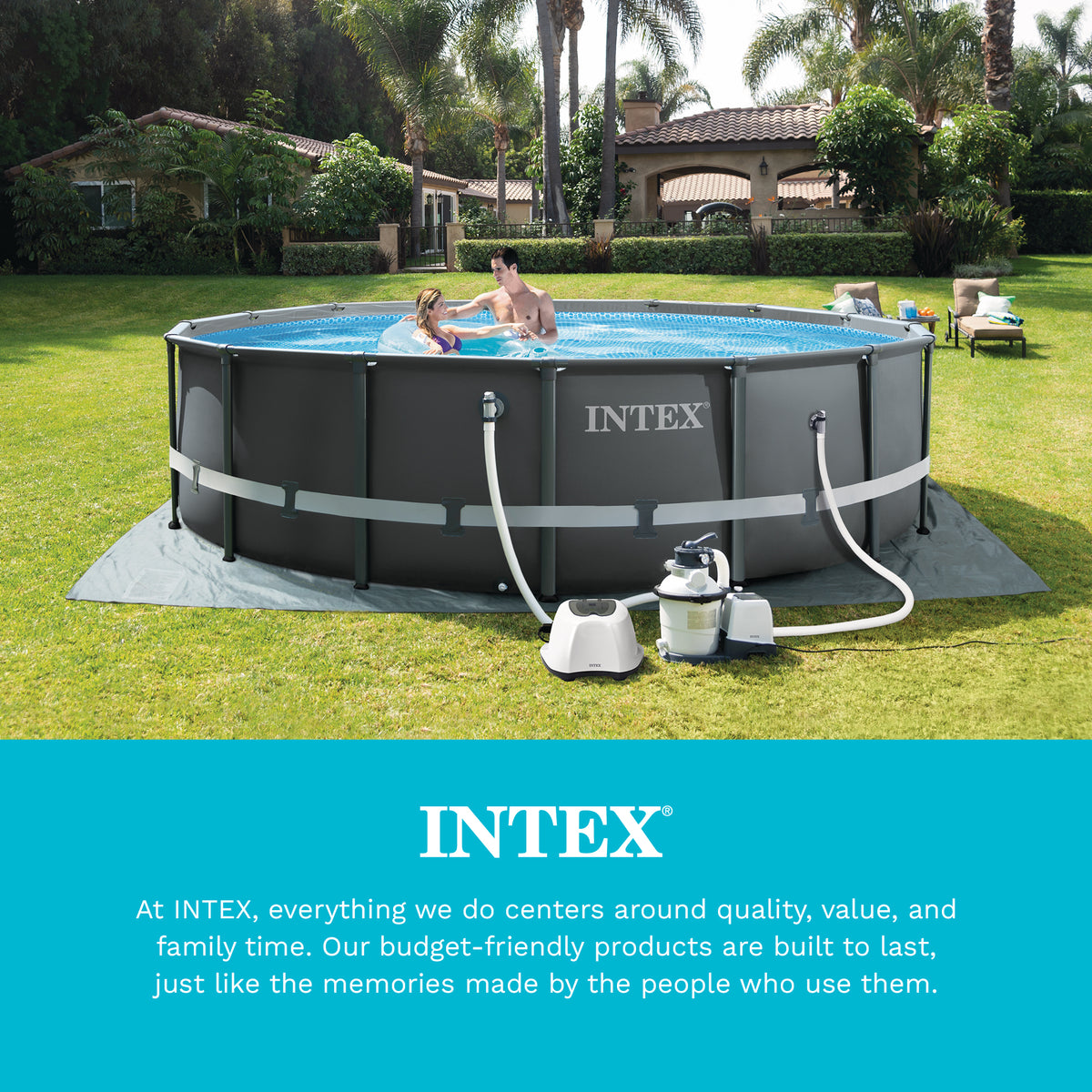 Intex 1.5" Diameter Accessory Pool Pump Replacement Hose - 59"(Open Box)(4 Pack) - VMInnovations