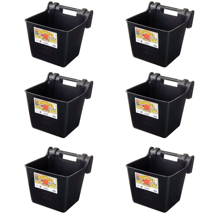 Little Giant HF15BLACK 15 qt. Mountable Plastic Hook Feeder, Black (6 Pack)