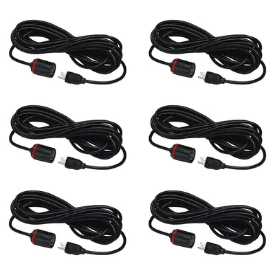 Allied Precision Industries LockNDry 25-Foot Indoor/Outdoor Power Cord  (6 Pack)