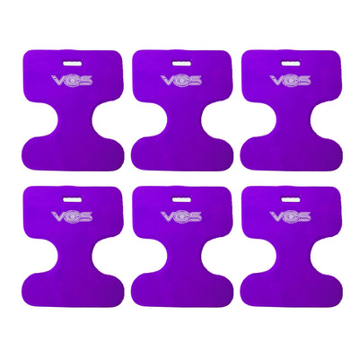 Vos Oasis Water Saddle Swim Pool Float Seat for Adults and Kids, Deep Lavender (6 Pack) - VMInnovations