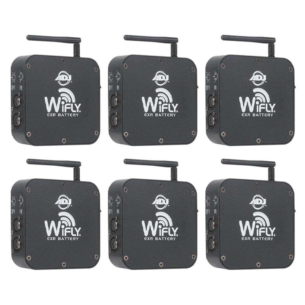American DJ Wireless 2500' DMX Battery Transceiver | WIFLY-EXR-BATTERY (6 Pack)