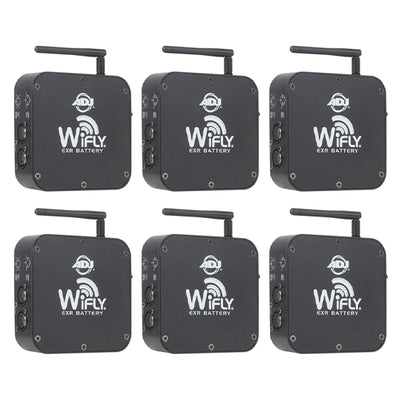 American DJ Wireless 2500' DMX Battery Transceiver | WIFLY-EXR-BATTERY (6 Pack)